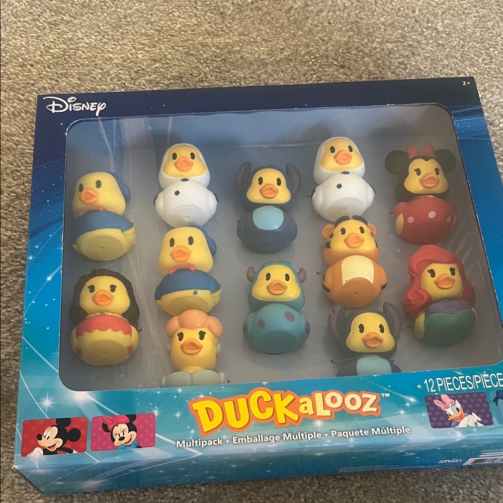Disney DUCKALOOZ Toy Set - Blue, Yellow, Red